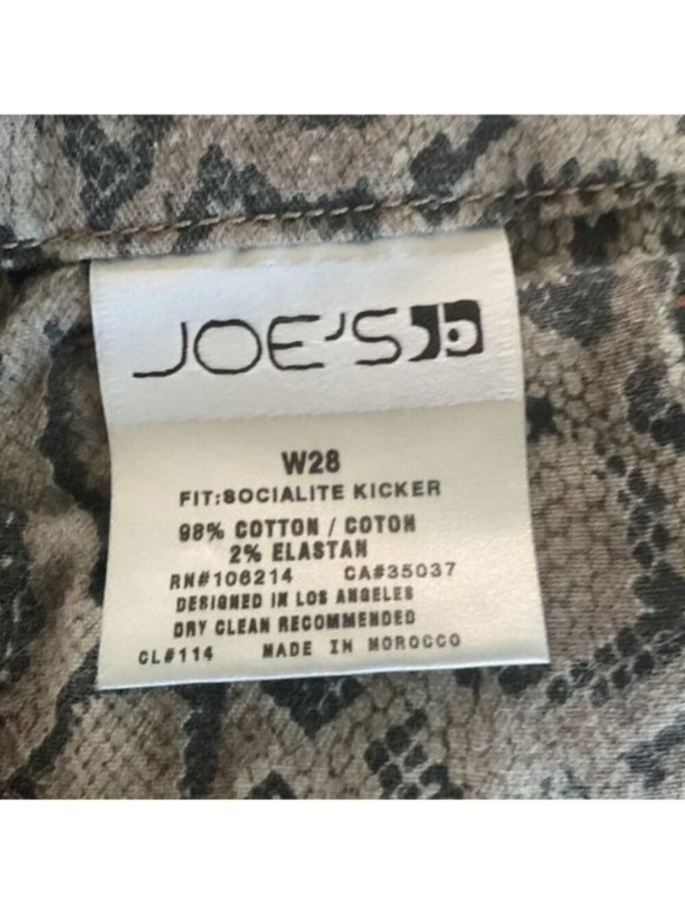 Joes Jeans Socialite Kicker W28 Dark Wash Denim Jeans - Picture 2 of 14